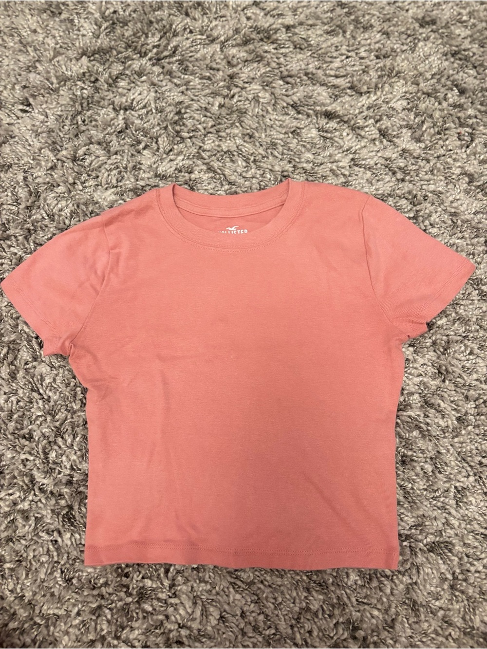 Hollister Baby Tee in Rosewood Pink